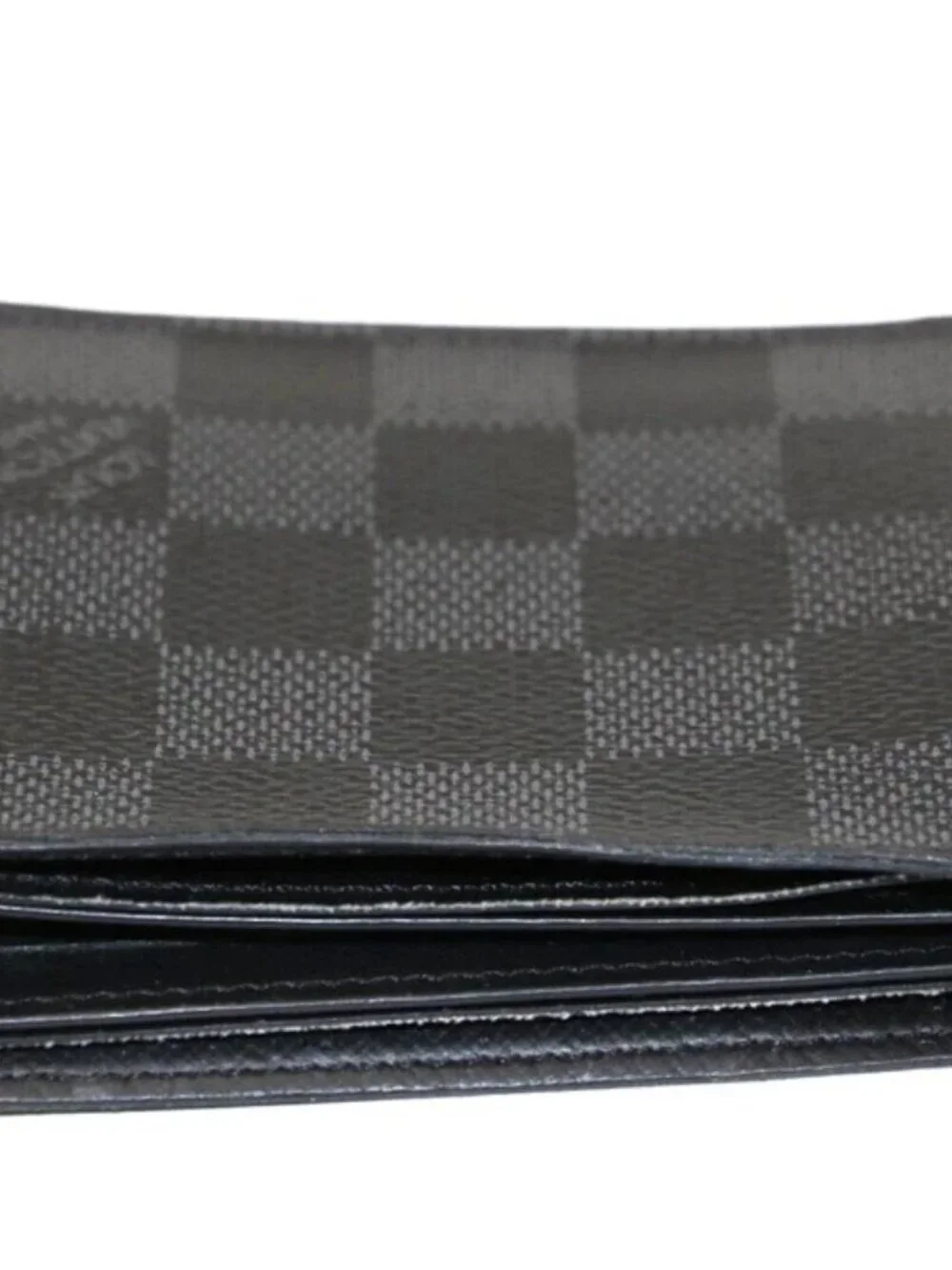 Louis Vuitton Damier Slender Wallet - Black/Gray